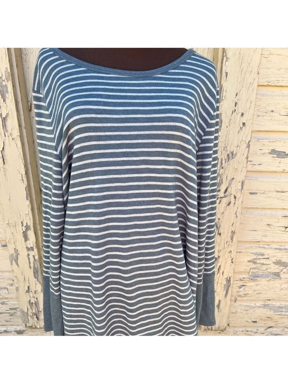 ODDY Striped Oversized Plus Nautical Pullover Sweater Top Shirt Minimalist H5